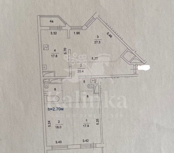 квартира г Москва метро Нагатинская проезд Нагатинский 1-й 11к/1 фото 2