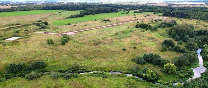 земля городской округ Можайский д Шебаршино 90 км, Можайск, Минское шоссе фото 3