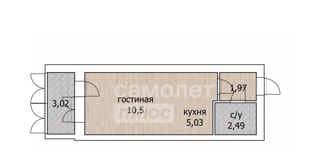 квартира р-н Уфимский с Михайловка ул Сливовая 3 фото 2