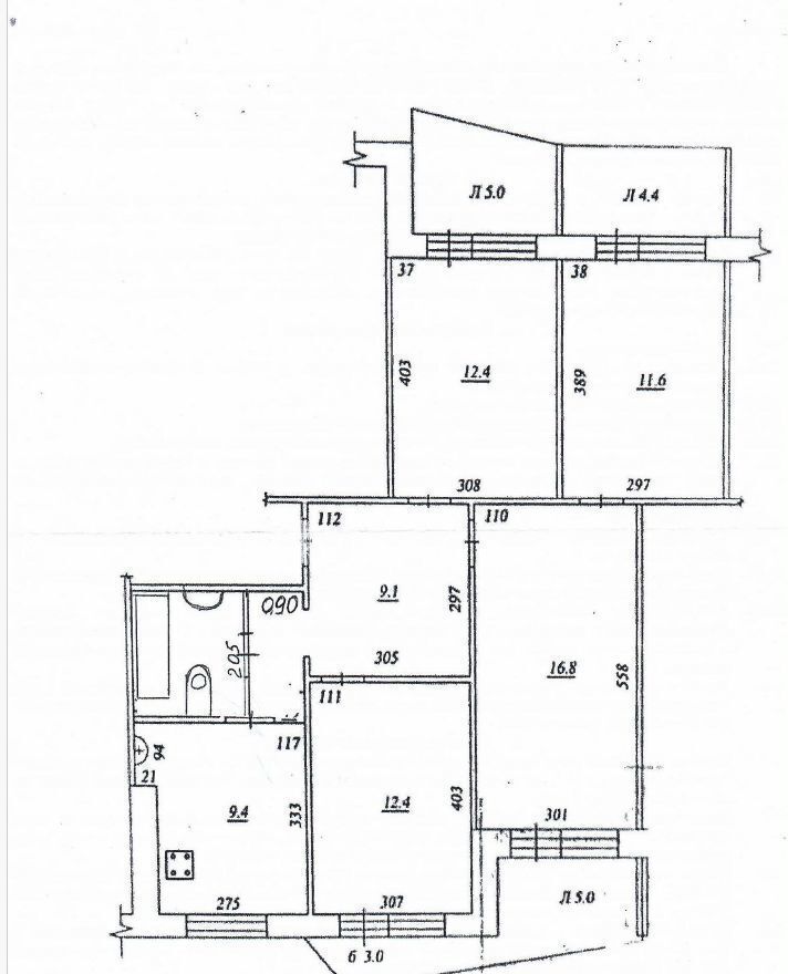 квартира г Самара р-н Промышленный пр-кт Кирова 407 фото 40