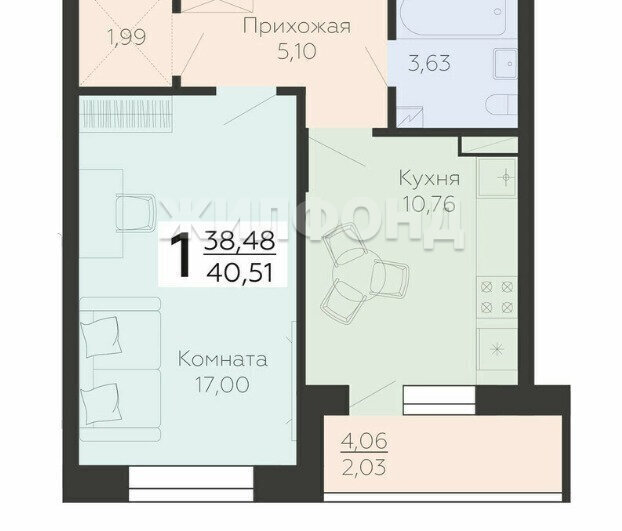 квартира г Воронеж ул Независимости 78бк/4 фото 1