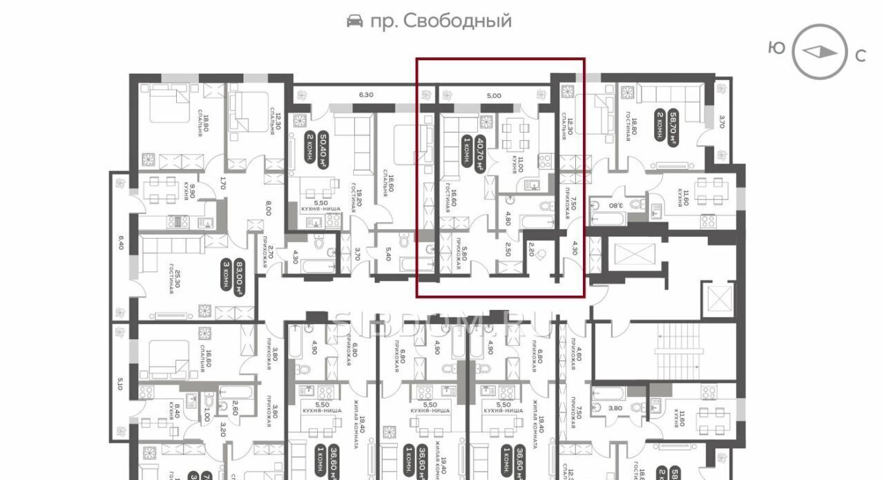 квартира г Красноярск р-н Октябрьский ул Вербная 5 фото 2