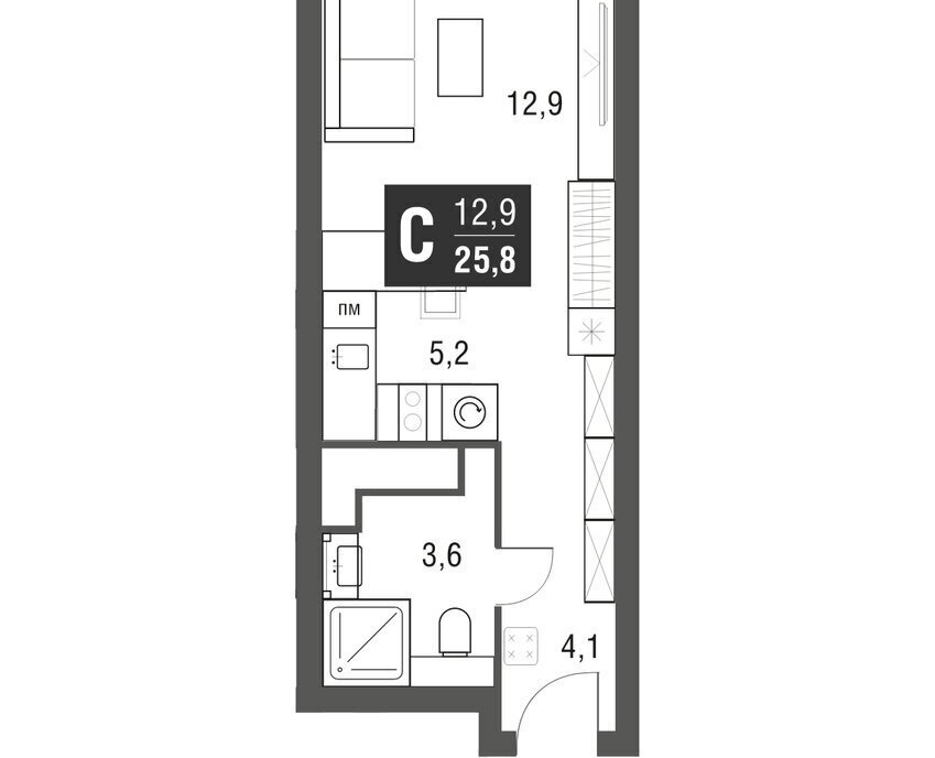 квартира г Москва метро Свиблово проезд Серебрякова 11к/2 фото 1