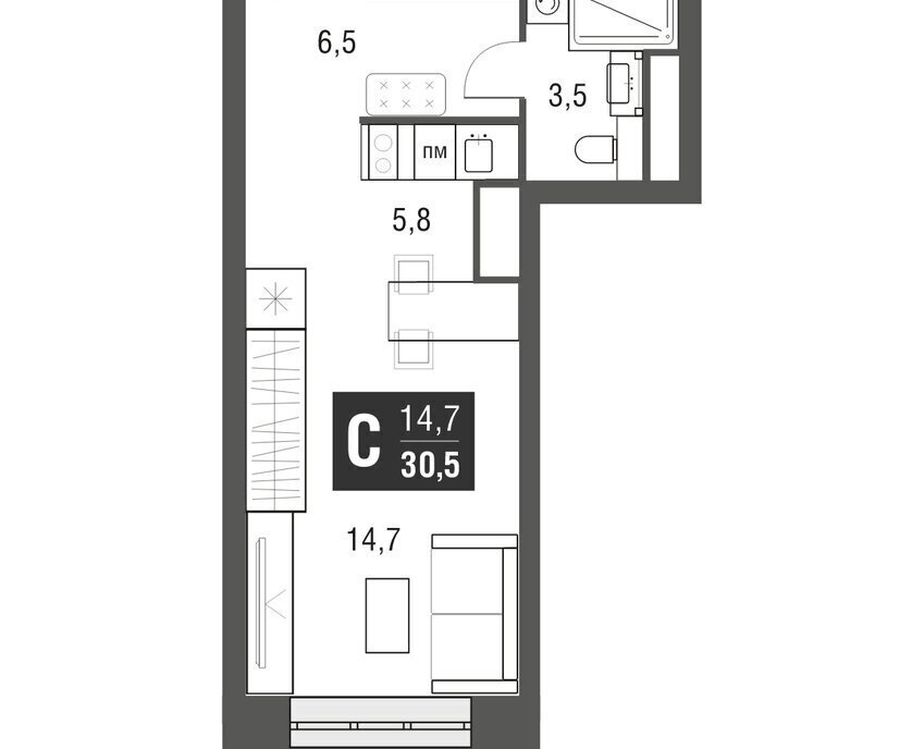 квартира г Москва метро Свиблово проезд Серебрякова 11к/2 фото 1