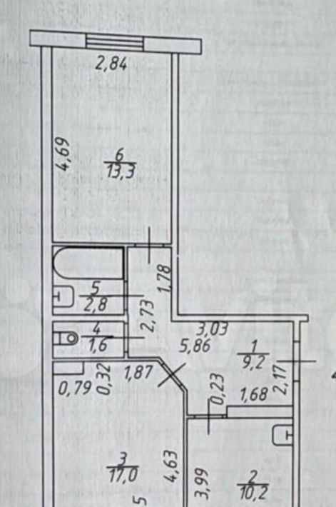 квартира г Набережные Челны р-н Центральный ул Раскольникова 32 фото 2