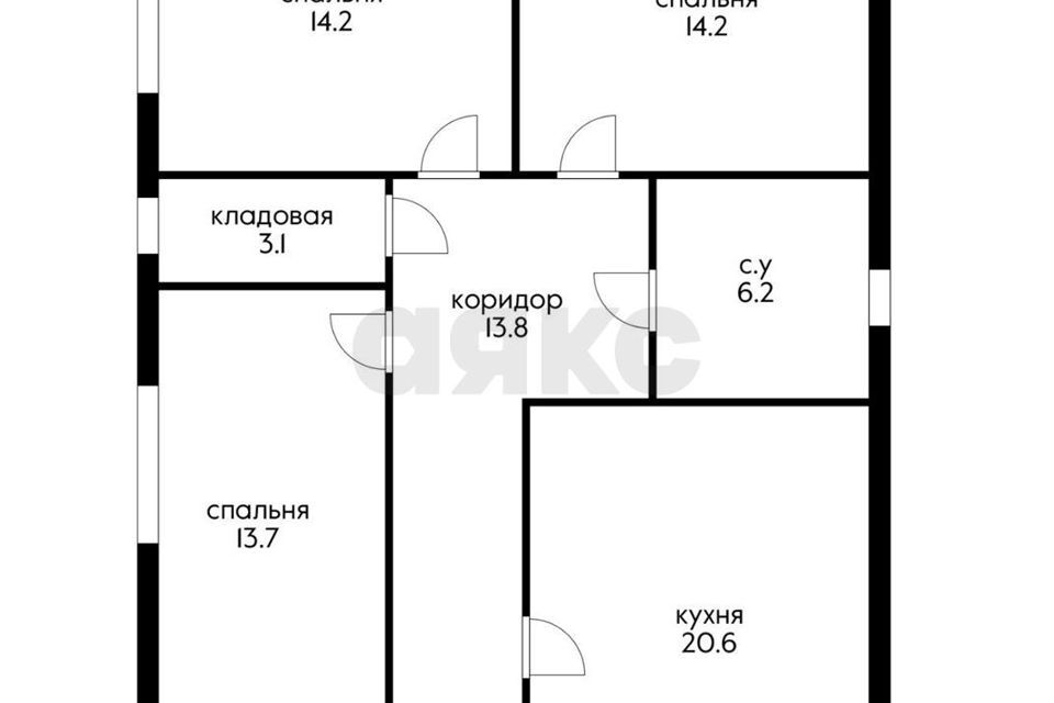 дом р-н Динской п Южный ул Волжская 103 фото 8