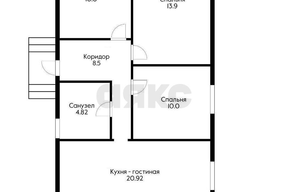 дом р-н Динской Коттеджный посёлок Южная столица, Туапсинская улица, 53 фото 9