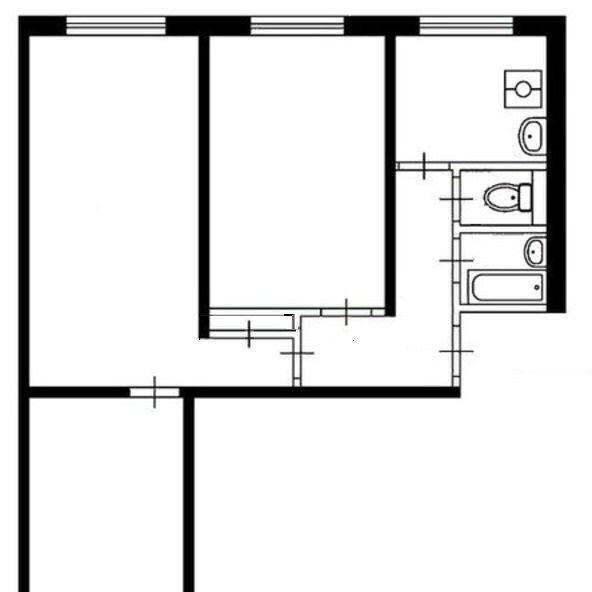 квартира г Москва метро Красногвардейская ул. Мусы Джалиля, 38К 2 фото 22