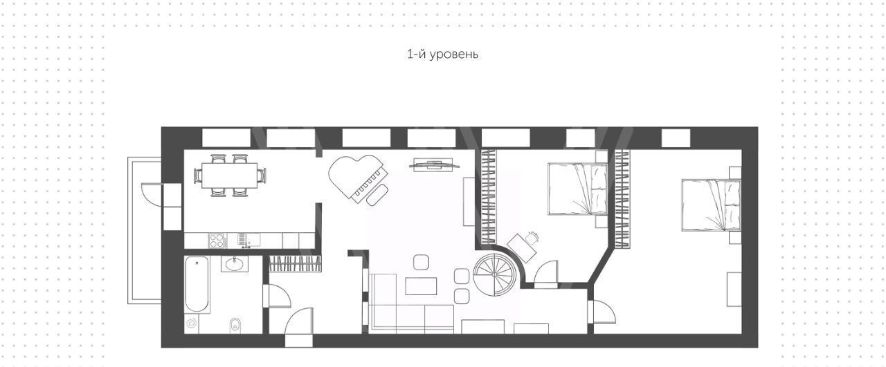 квартира г Москва метро Третьяковская ул Малая Ордынка 5/6с 1 фото 2