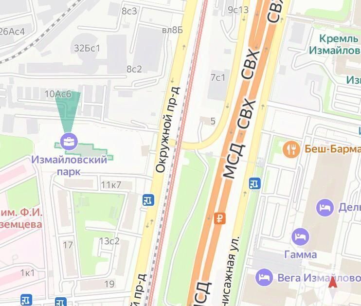 квартира г Москва метро Измайлово проезд Окружной 10б фото 2