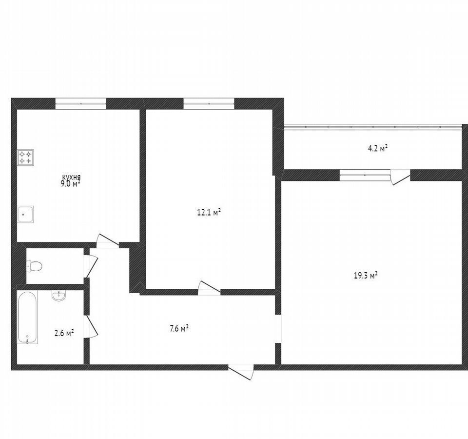 квартира г Тобольск 9-й мкр-н, 30 фото 17