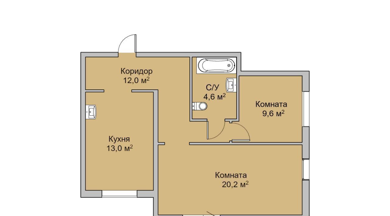 квартира г Новосибирск Заельцовская ул Тюленина 20/1 фото 27