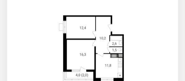 квартира г Москва ул Берзарина 32а поле, Октябрьское фото 1