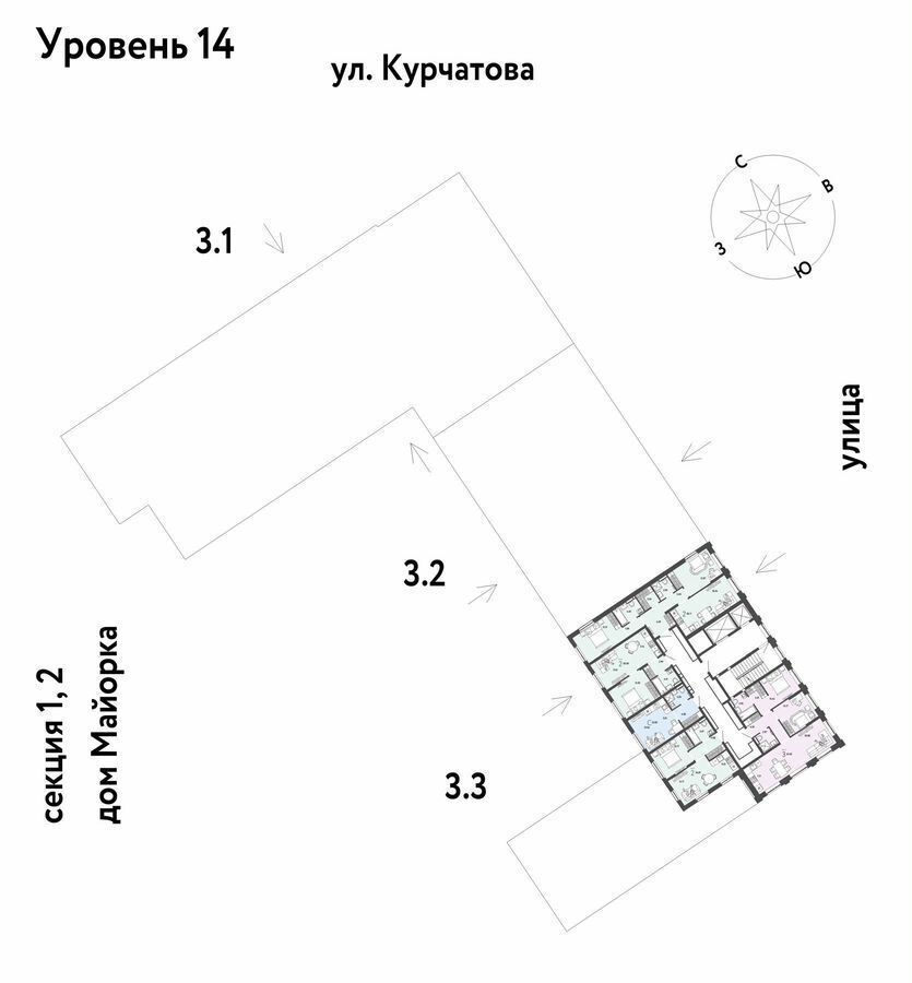 квартира г Тюмень р-н Калининский ул Краснооктябрьская 10 корп. 3 фото 3