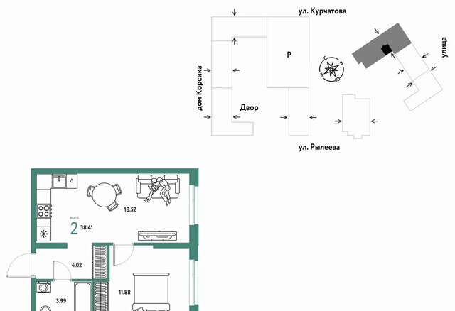 р-н Калининский ул Краснооктябрьская 10 ЖК Остров-сад корп. 3 фото