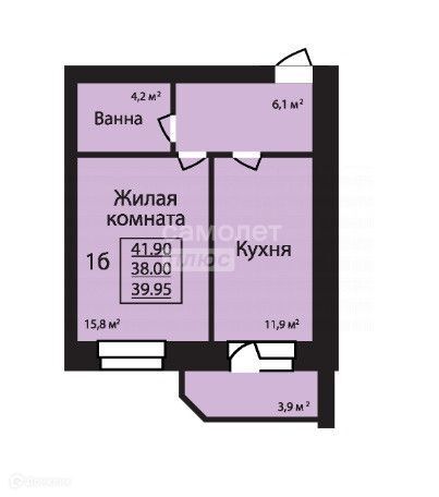 квартира г Тамбов ул Рылеева 91 Тамбов городской округ фото 2