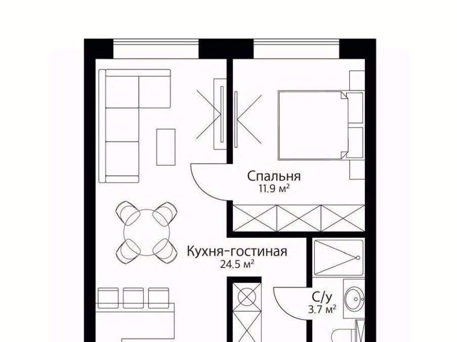 квартира г Москва метро Белорусская ул 1-я Ямского Поля 1к/1 фото 16