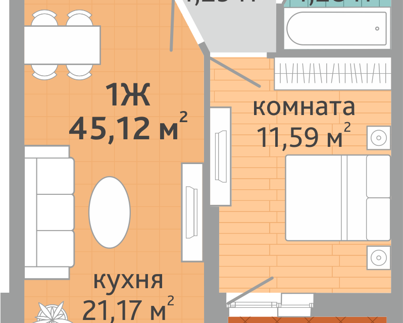 квартира г Екатеринбург ул Шекспира 38 Екатеринбург городской округ фото 1