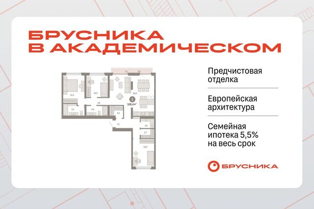 Академический Екатеринбург городской округ, Брусника в Академическом, жилой комплекс фото