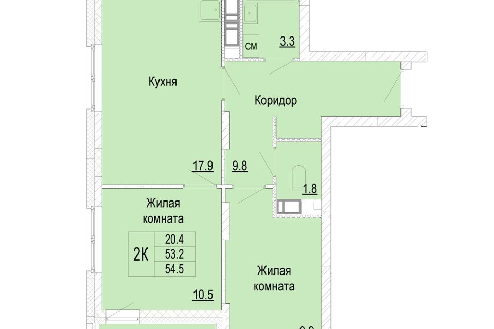 квартира г Нижний Новгород ул Новокузнечихинская 9 Нижний Новгород городской округ фото 1