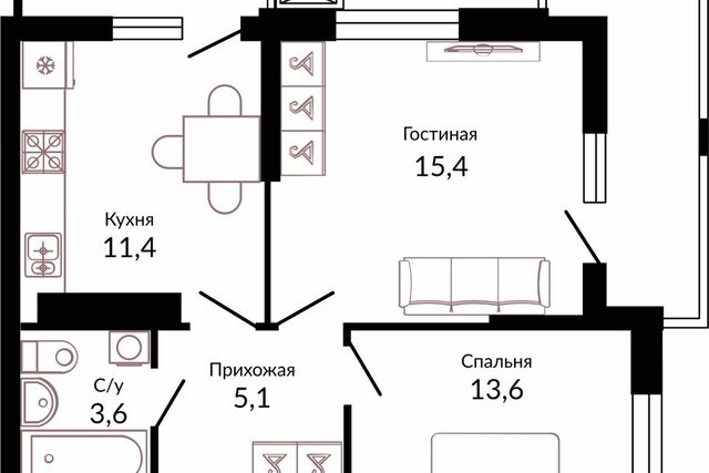 р-н Прикубанский Краснодар городской округ, Жилой комплекс Отражение фото