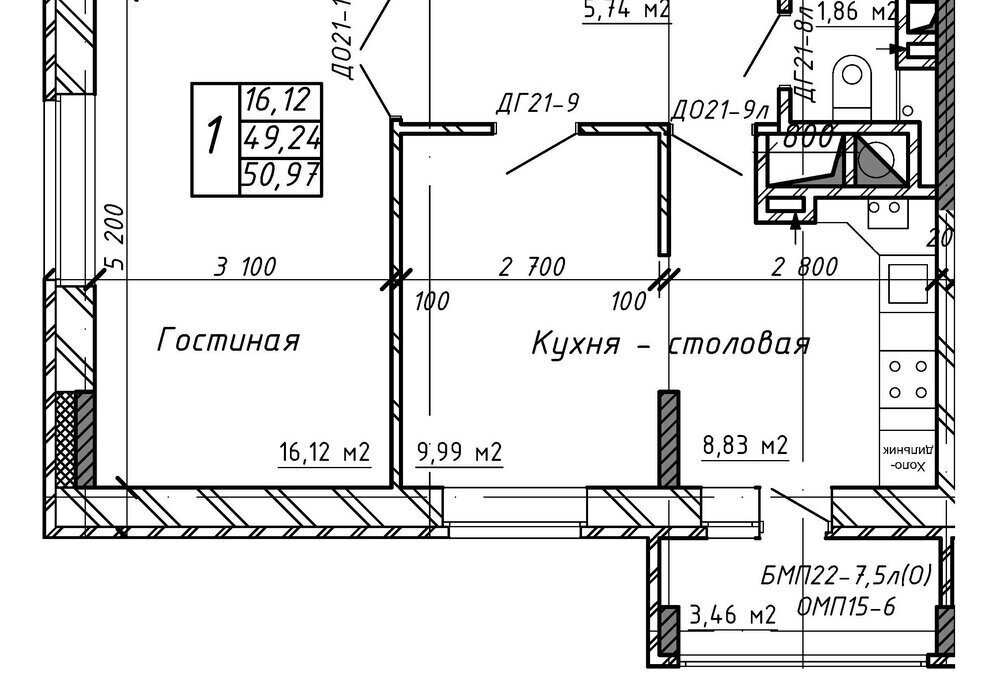 квартира г Калуга ул Азаровская 40к/4 фото 1