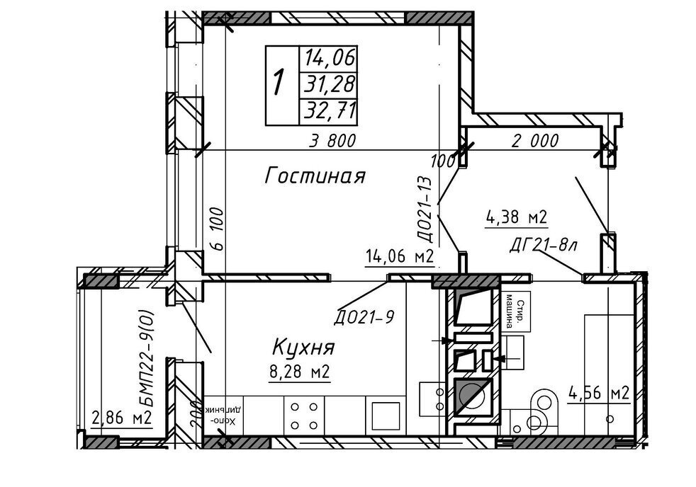 квартира г Калуга ул Азаровская 40к/4 фото 1