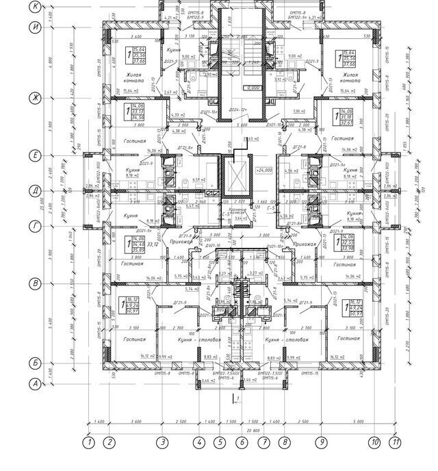 квартира г Калуга ул Азаровская 40к/4 фото 2