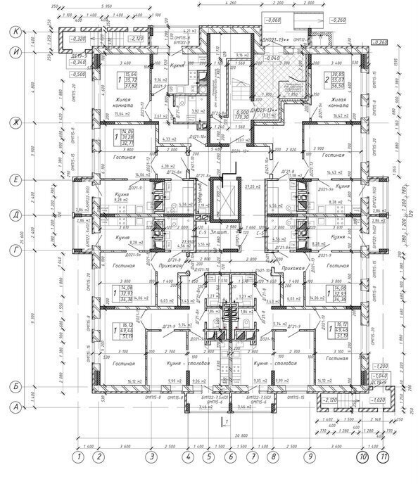 квартира г Калуга ул Азаровская 40к/4 фото 2