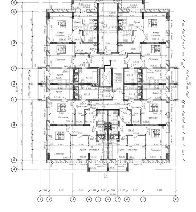 квартира г Калуга ул Азаровская 40к/4 фото 2