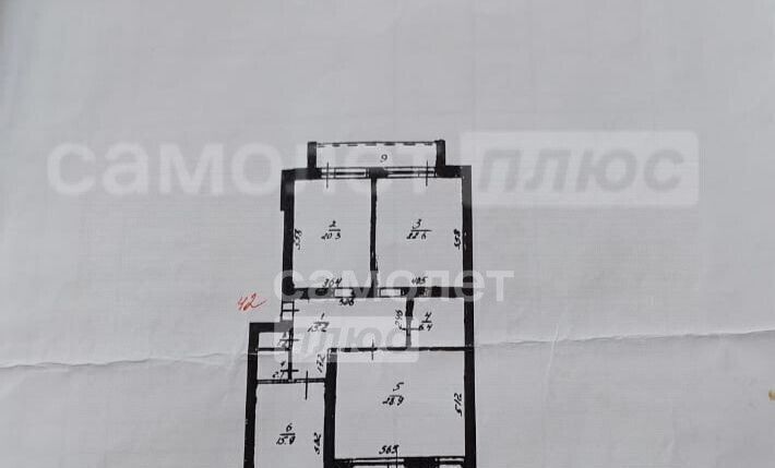 квартира г Астрахань р-н Советский ул Николая Островского 115к/1 фото 32