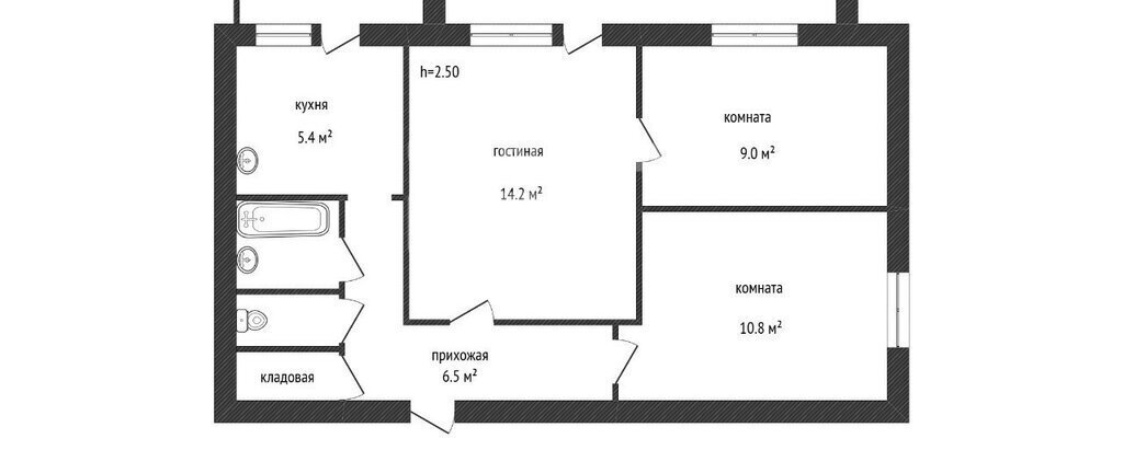 квартира г Ленинск-Кузнецкий ул Розы Люксембург 47 фото 22