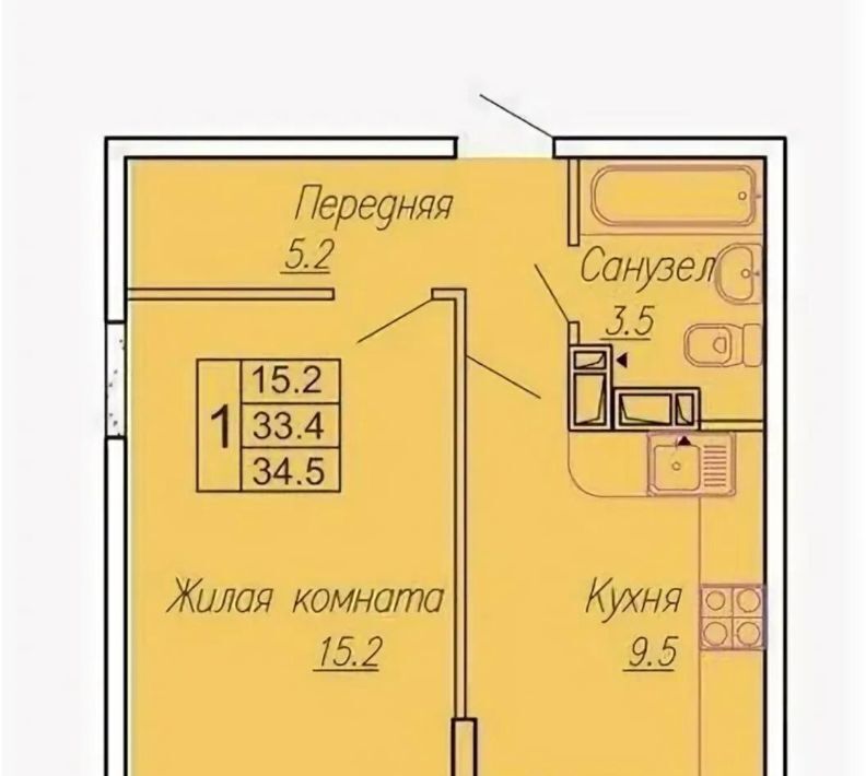 квартира г Краснодар р-н Прикубанский ул Тепличная 62/1к 3 фото 1