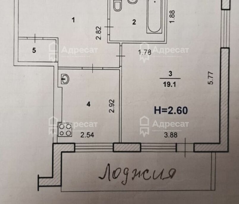 квартира г Волжский ул Александрова 30 фото 1