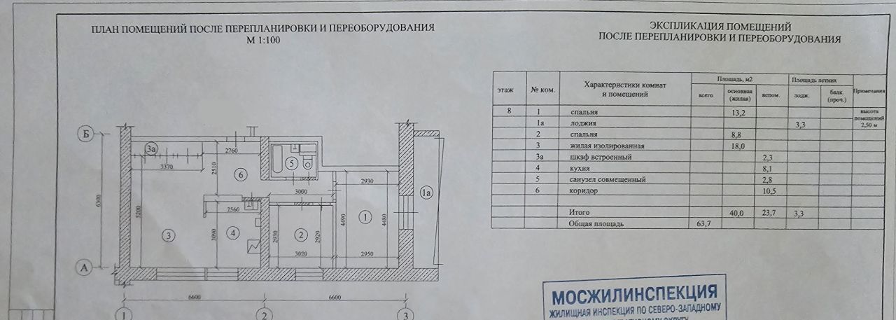 квартира г Москва метро Тушинская ш Волоколамское 92к/2 фото 20