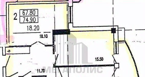 квартира г Ростов-на-Дону р-н Ворошиловский Северный ул Добровольского 15/5 фото 18