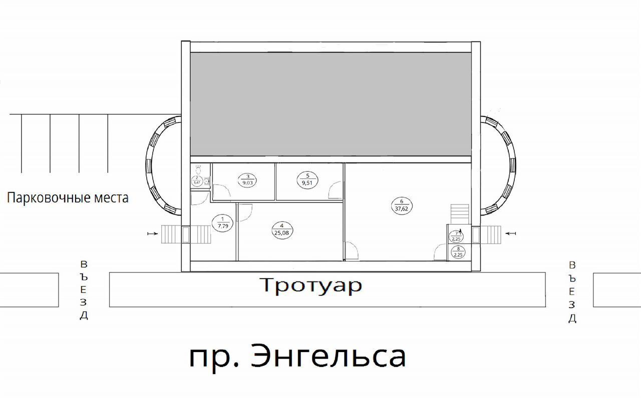 торговое помещение г Санкт-Петербург метро Озерки пр-кт Энгельса 109 округ Сосновское фото 25