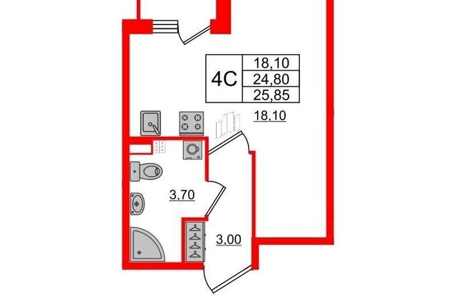 квартира ш Колпинское 129 тер Детскосельский метро Купчино фото