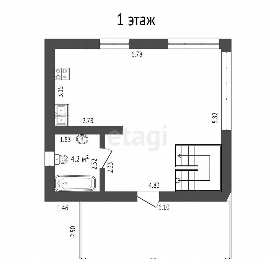 дом г Феодосия с Береговое ул Мира фото 16