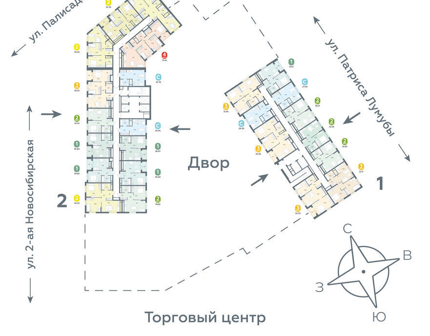 квартира г Екатеринбург р-н Чкаловский Чкаловская ул Патриса Лумумбы 4 ЖК «Бодровский» фото 2