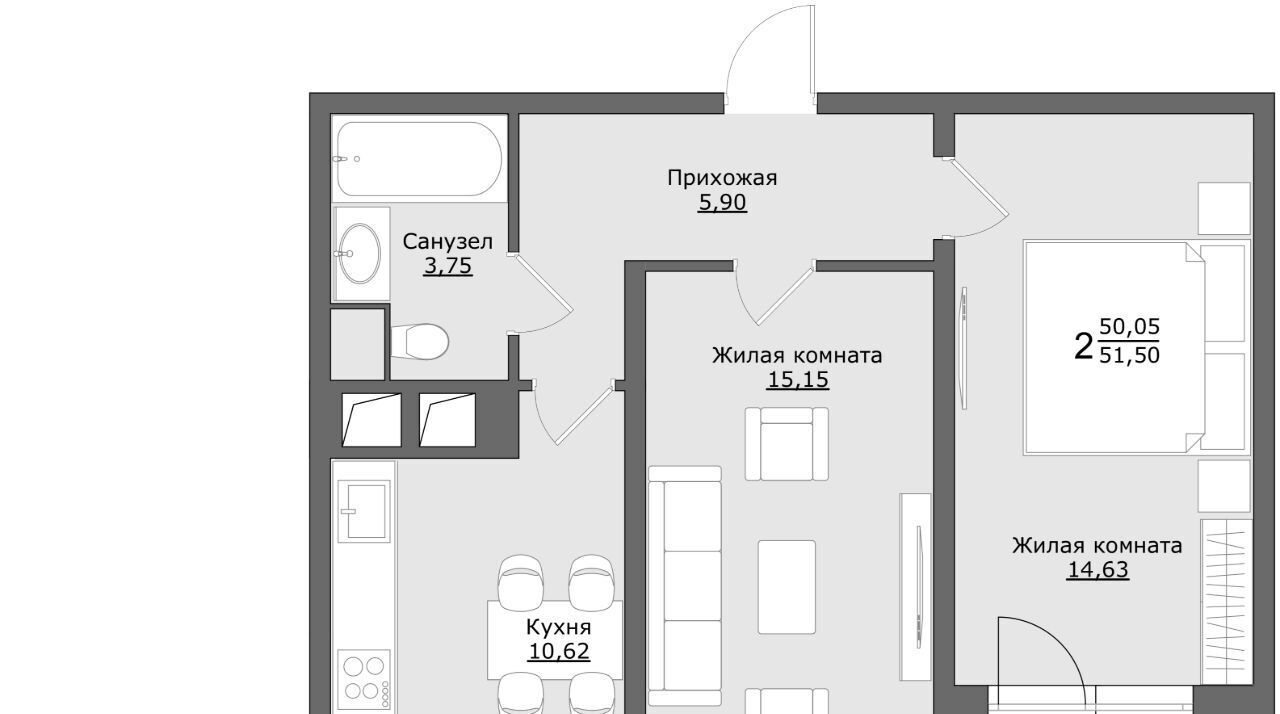квартира городской округ Сергиево-Посадский г Хотьково фото 1