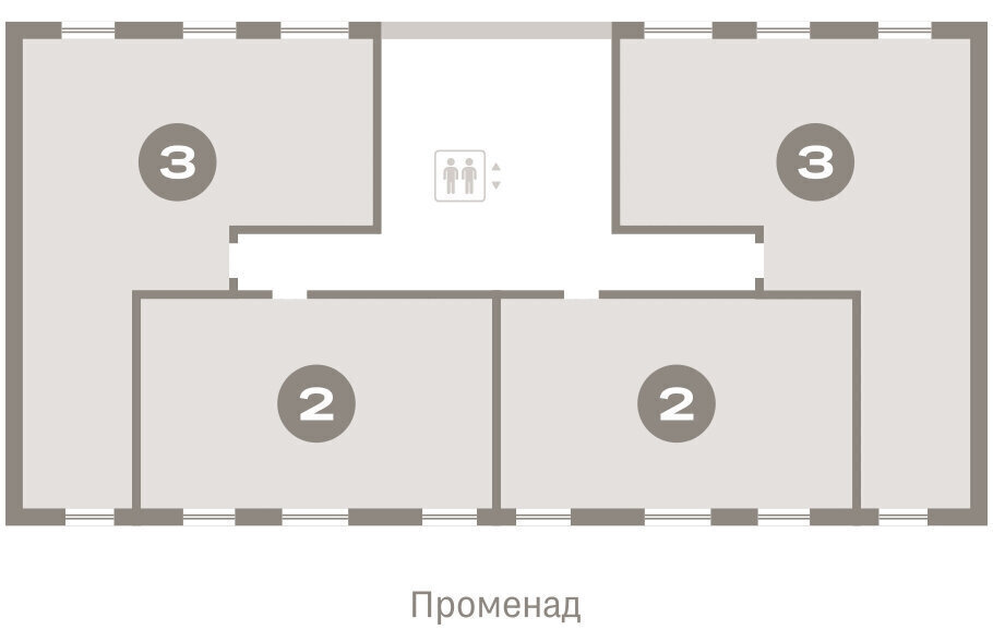 квартира г Омск р-н Кировский Кварталы Драверта Кировский АО фото 3