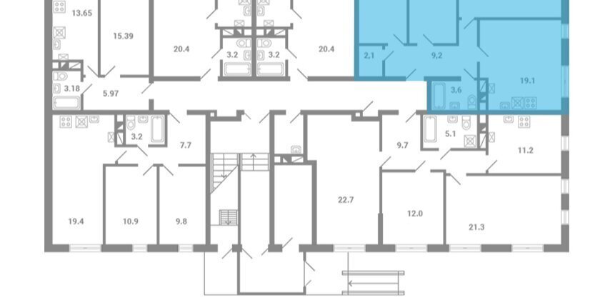 квартира городской округ Ленинский п Мещерино мкр Южные горки 21 Домодедовская, квартал, 4-й фото 2