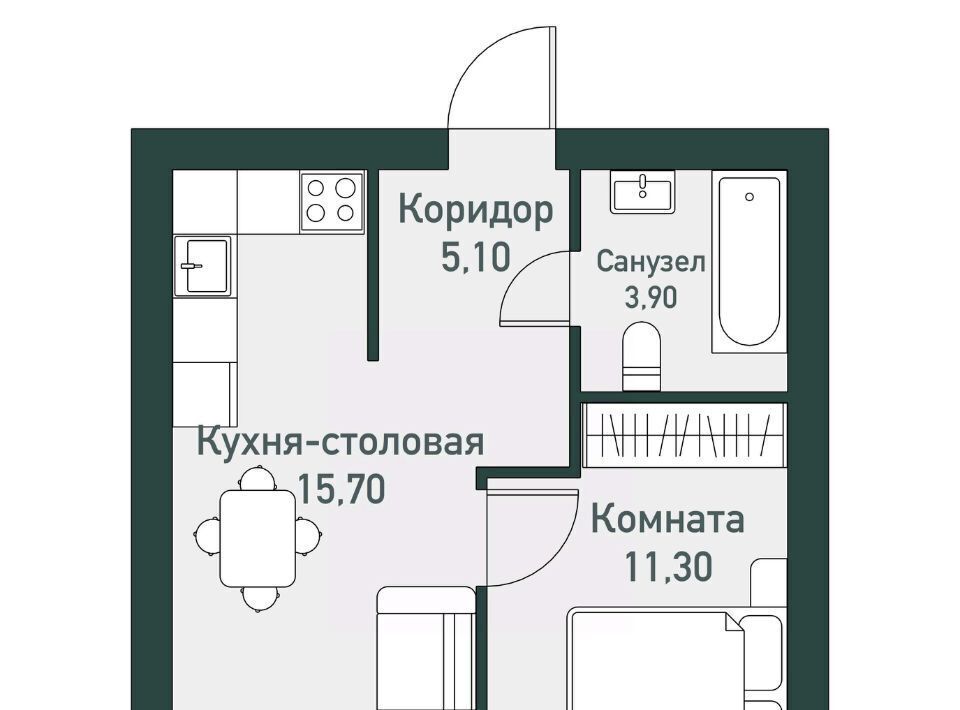 квартира п Западный р-н мкр Привилегия ул Кременкульская 11 Кременкульское с/пос фото 1