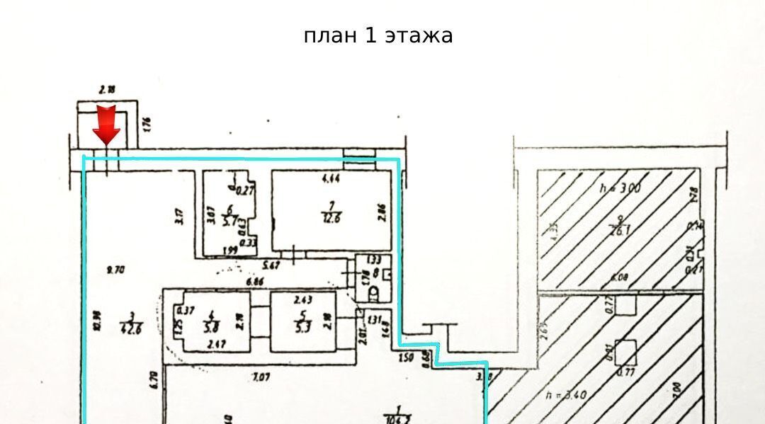 торговое помещение г Красноярск р-н Кировский пр-кт им.газеты "Красноярский рабочий" 102 фото 7