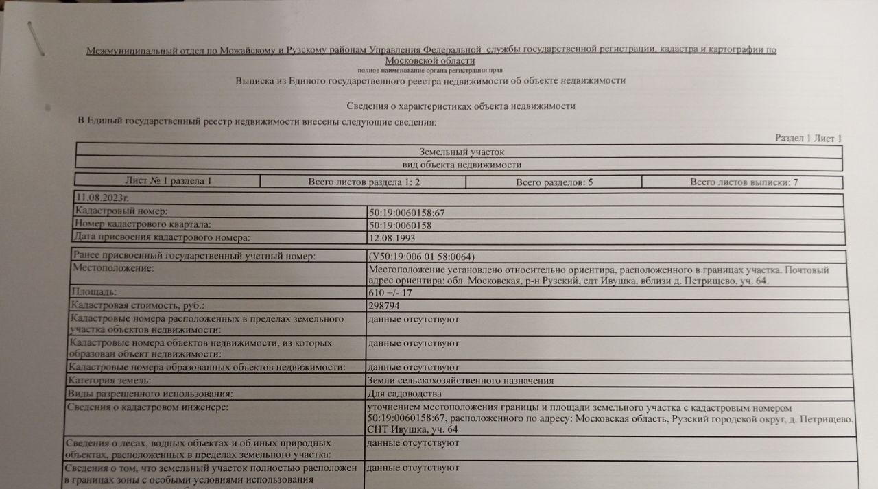 земля городской округ Можайский д Моденово снт Березка 63, Дорохово фото 8