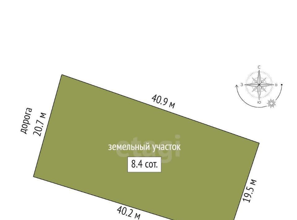 земля р-н Боровский д Каверино с пос, Совьяки фото 2