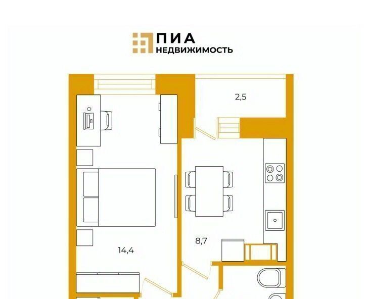 квартира р-н Всеволожский г Кудрово ул Пражская 14 Улица Дыбенко, Заневское городское поселение фото 2