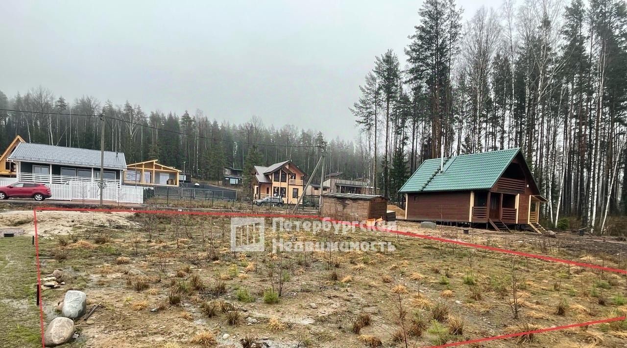 земля р-н Выборгский Полянское с/пос, Полянская тер., Озерки, проезд 2-й Клеверный, 1 фото 3