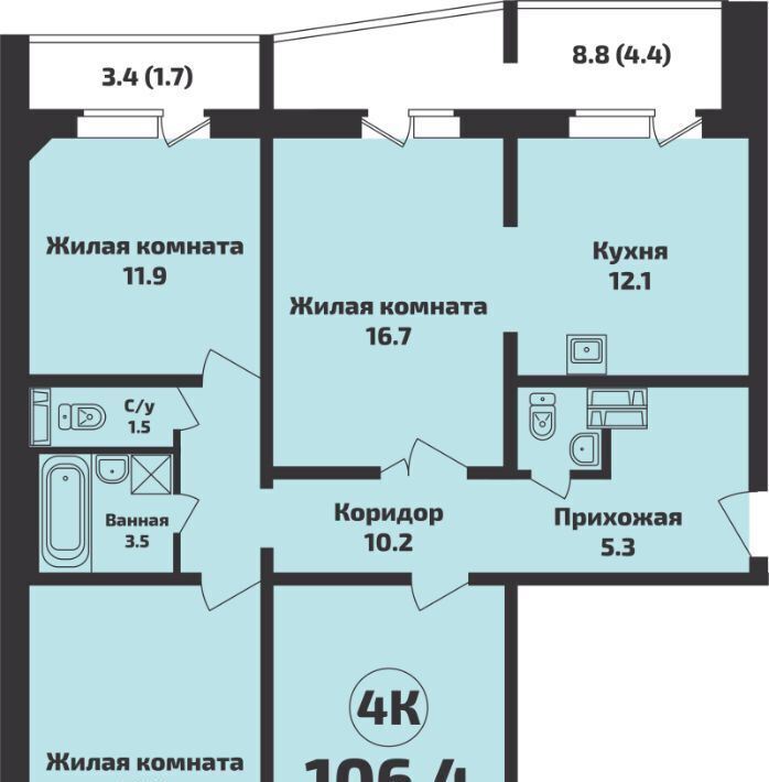 квартира р-н Новосибирский п Садовый мкр Приозерный 712 Станционный сельсовет, Заельцовская фото 1